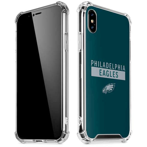 NFL Philadelphia Eagles Green Performance Series iPhone XS Max Clear Case